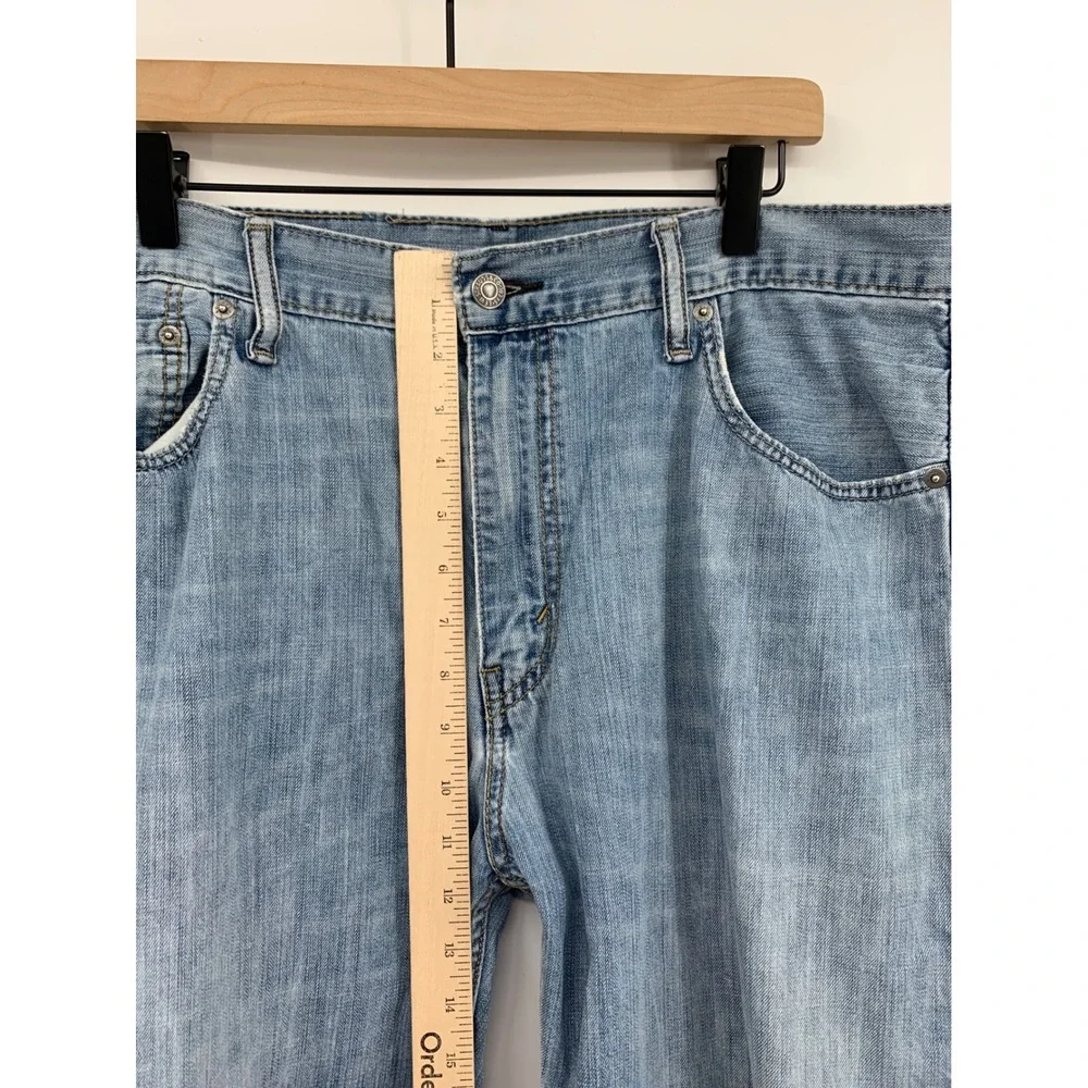 Levi's 569 Jeans Mens 36x34 Blue Loose Straight Light Wash Y2K Denim